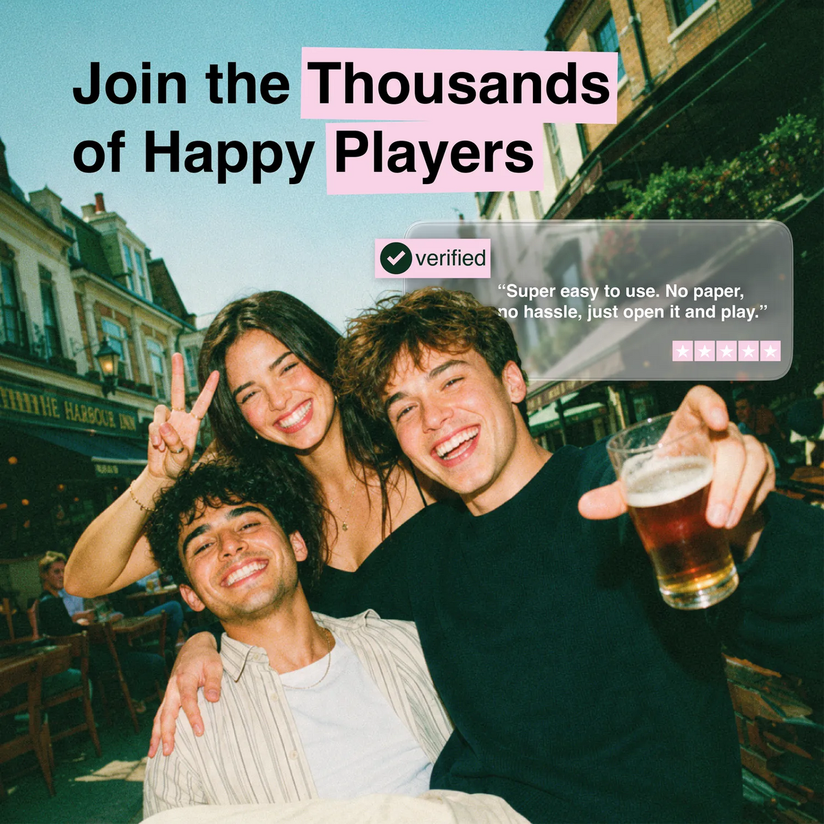 Join the thousands of happy players: a five star review of the online pub golf scorecard