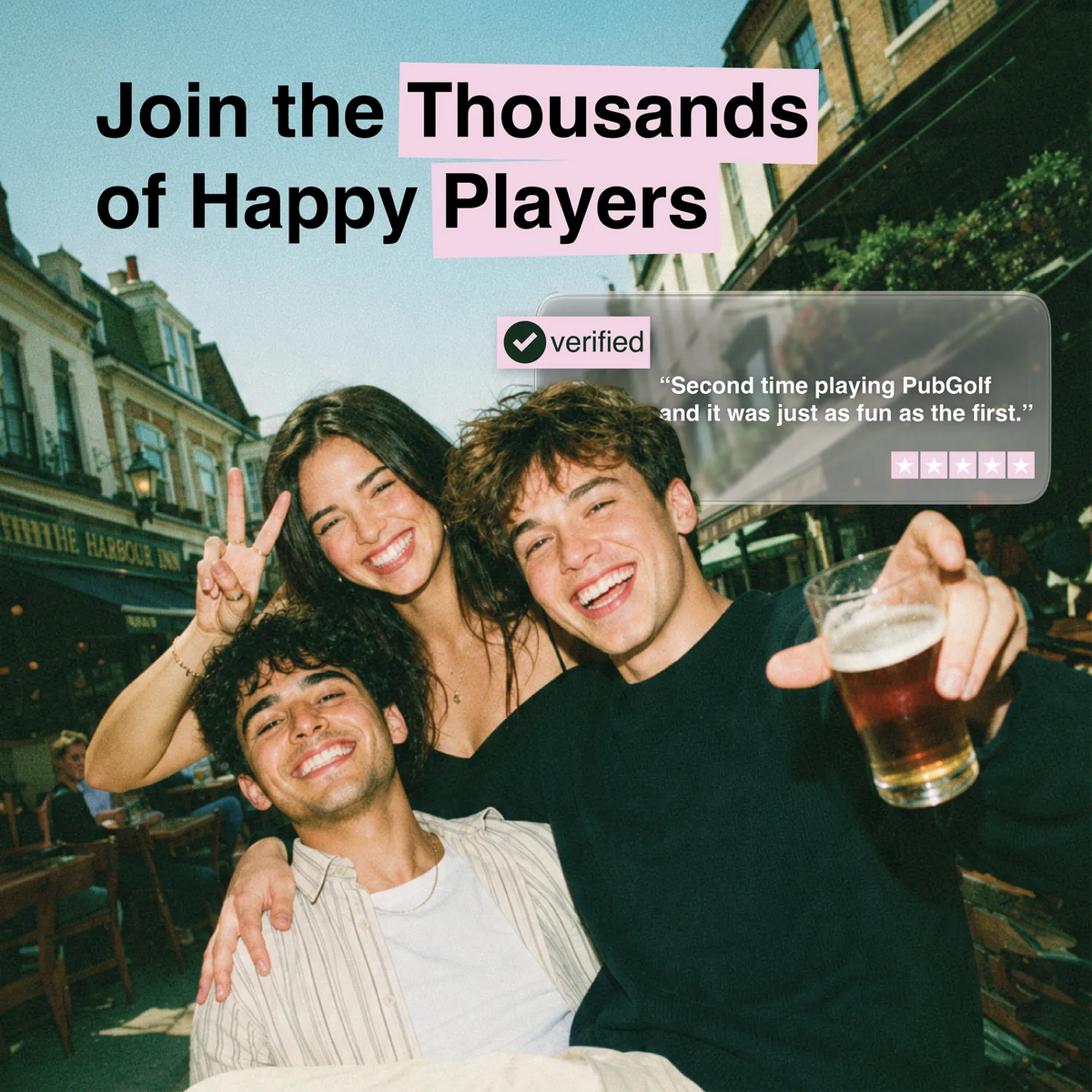 Verified player review of Pub Golf Club, second time playing and just as fun as the first